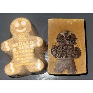 Pacha Soap Co. Sugar‎ & Spice Bath Bomb & Soap  Set Holiday Limited Edition